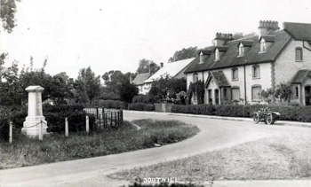 Southill - the Stanford Road junction - about 1920